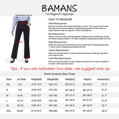 Dress Pants for Women Bootcut Stretch Work Pants Wide Leg with Pockets