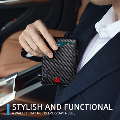 Zitahli Slim RFID Blocking Wallet for Men