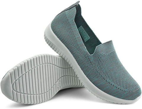 Women Slip On Knit Loafers Comfortable Casual Walking Shoes
