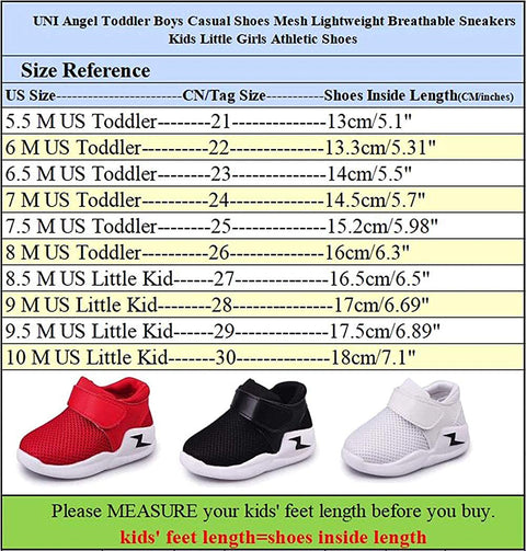 UNI Angel Toddler Loafers Boys Casual Shoes Lightweight Breathable Sneakers Kids Little Girls Athletic Shoes