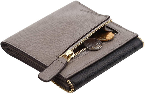 Lavemi RFID Blocking Small Compact Leather Wallets Credit Card Holder Case for Women