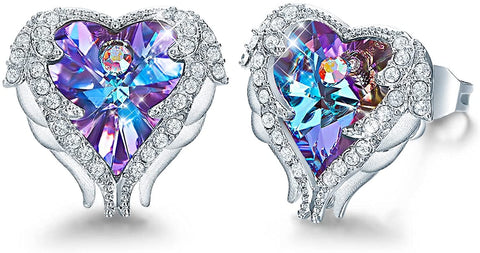 Angel Wing Earrings for Women Stud Earring for Mom