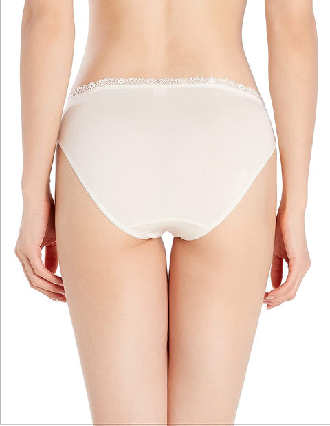Women's 6-Pack Lace Bikini Lyocell Cotton Panties Super Soft Comftable Underwear