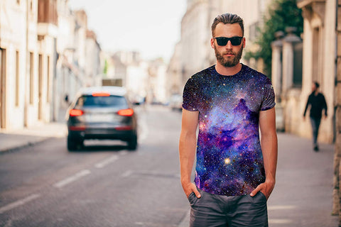 Galaxy T Shirt Universe T-Shirt Space T Shirts for Men Nebula Tshirts 3D Tee