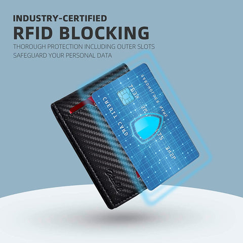 Zitahli Slim RFID Blocking Wallet for Men