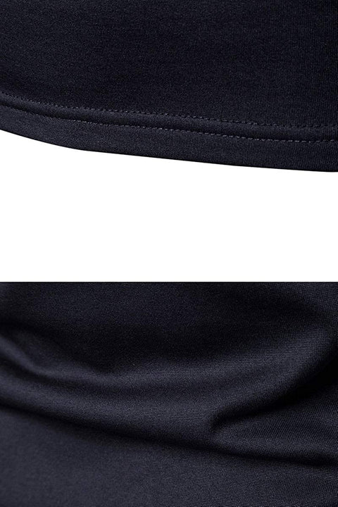Men's Fashion V Neck Henley Shirt Winter Warm Fleece Lined Long Sleeve T-Shirt