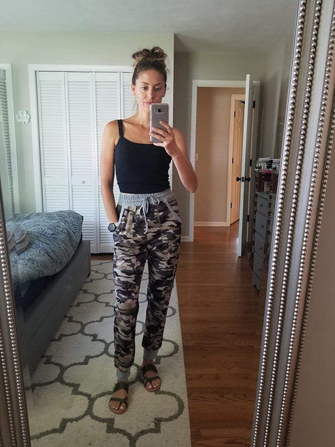 Womens Joggers Sweatpants Drawstrings High Waisted Yoga Jogger Pants