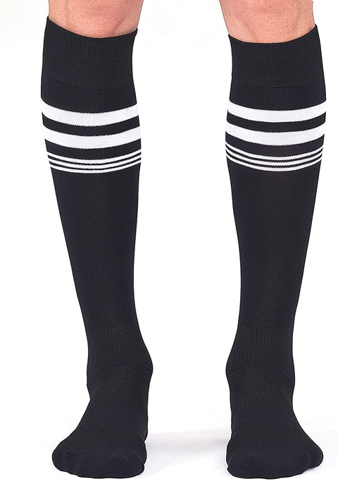 CS CELERSPORT 2 Pack Soccer Socks for Youth Kids, Men and Women Athletic Baseball Softball Football Socks