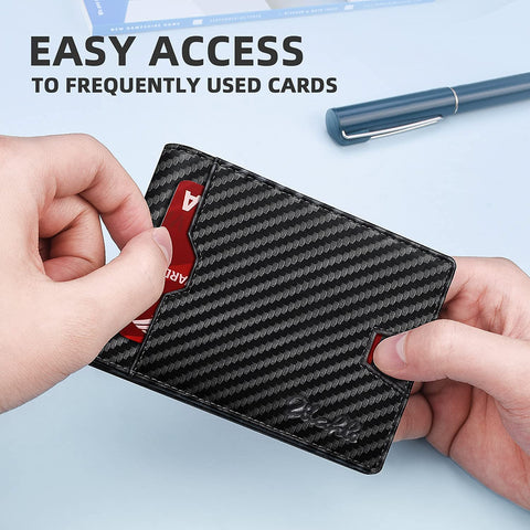 Zitahli Slim RFID Blocking Wallet for Men