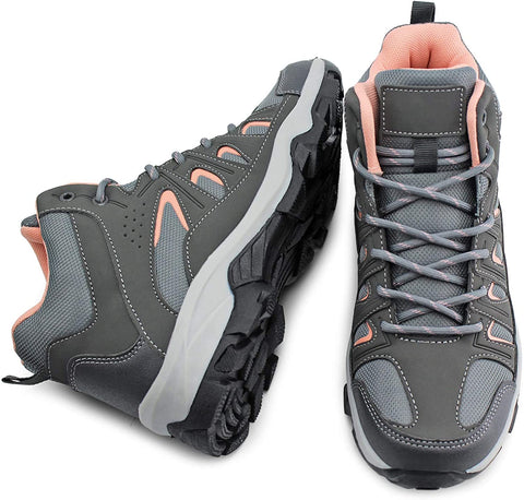 Womens Mid Hiking Boots Lightweight Outdoor Trekking Shoes