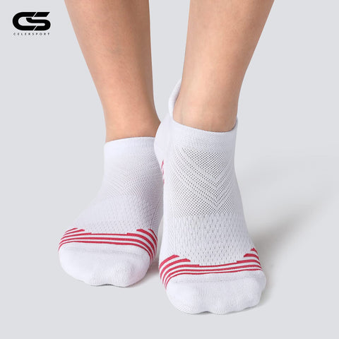 CelerSport 6 Pack Women's Ankle Running Socks Low Cut Athletic Sports Socks