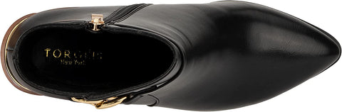 Torgeis Women’s Mindy Fashion Supple faux leather, Pull-on Lug Boots, Pointed, Rubber Outsole