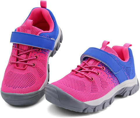brooman Kids Hiking Shoes Boys Girls Trail Running Shoes Outdoor Walking Sneakers