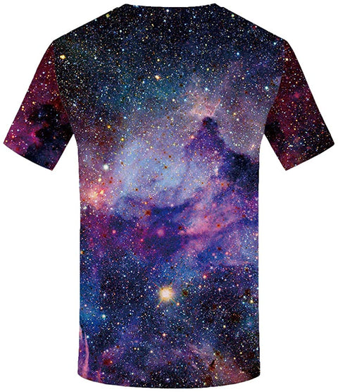 Galaxy T Shirt Universe T-Shirt Space T Shirts for Men Nebula Tshirts 3D Tee