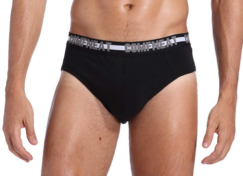 Men's 5-Pack Briefs Cotton Spandex Stretchy Ultra Soft Comfy Underwear