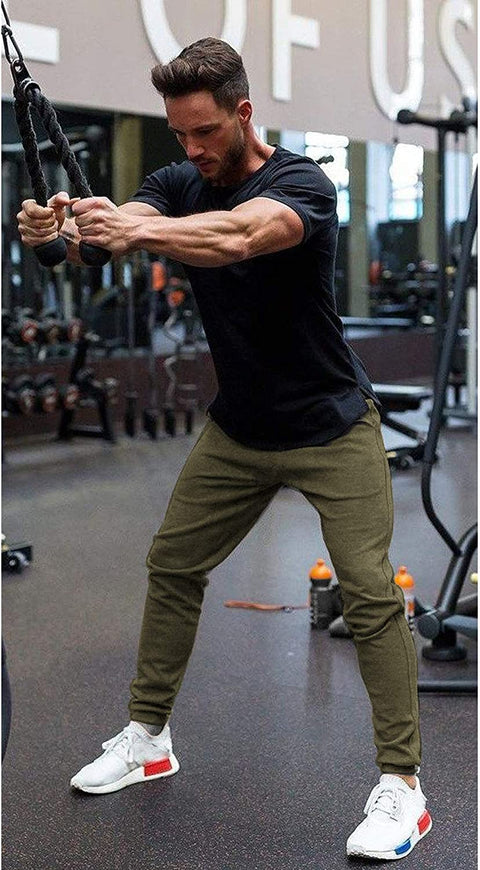 Men's Athletic Sweatpants Slim Fit Fitness Active Running Joggers Pants