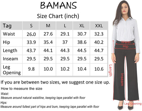 Pants for Women Bootcut Stretch Dress Pants with Pockets
