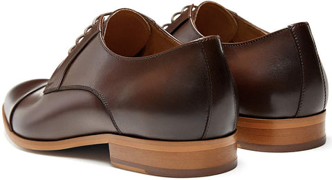 GIFENNSE Men's Dress Shoes with Cowhide Leather Oxford for Suit Formal Dress