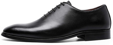 Classic Oxford Dress Shoes Mens Formal Business Lace-up Full Grain Leather Shoes for Men