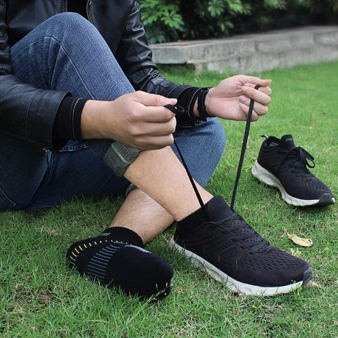 Men's Athletic Running Ankle Low Cut Socks (6 Pack)