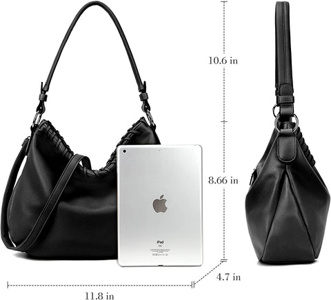 Yooumoga Fashion Hobo Bags for Women Large Leather Top Handle Handbag Women Crossbody Bag Purse Ladies Hobo Style Handbags