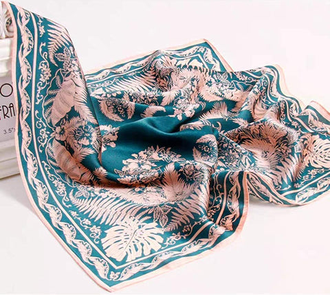 100% Pure Mulberry Silk Scarf 35" Large