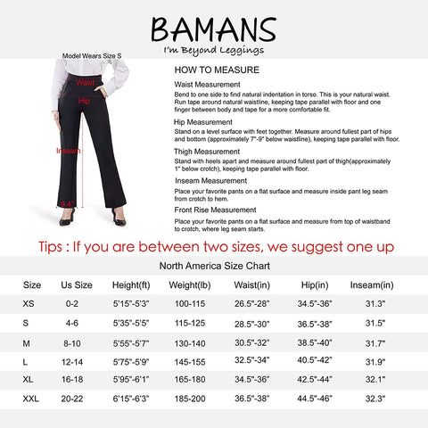 Yoga Dress Pants for Women Bootcut Stretch Work Pants Pull-on Bootleg Pants with Pockets