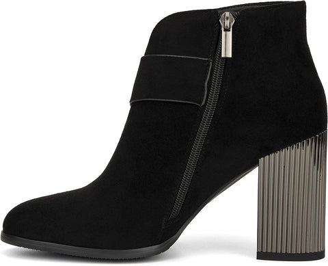 Torgeis Women’s Nora Fashion Supple faux leather, Pull-on Lug Boots, Round Toe, Rubber Outsole