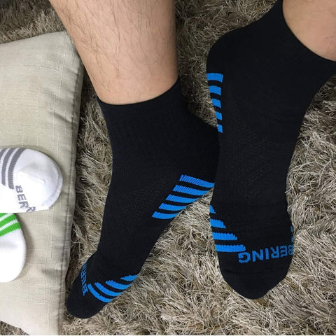 Men's Athletic Ankle Compression Running Socks (6 Pack)