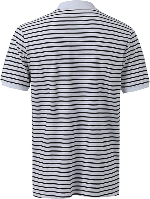 U/D Men's Fashion Polo Collar Casual Button Short Sleeve Pullover T-Shirt