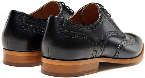 ALIPASINM Men ’s Dress Shoes Lace up OxfordsFormal Genuine Leather Shoes for Men