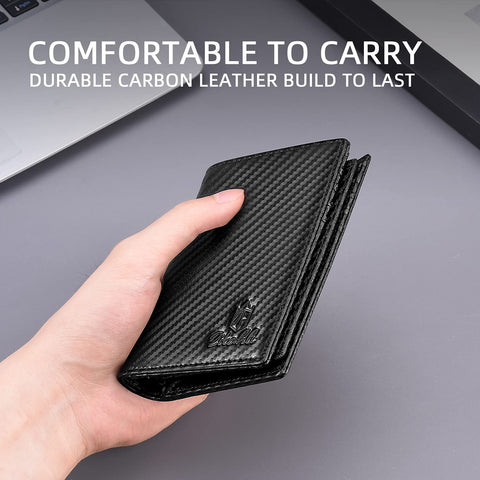 Zitahli Mens Genuine Leather Bifold Wallet Large Capacity Wallet for Men RFID-blocking with 15 Card Slots 2 Currency Pockets