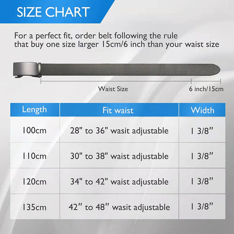 lexooxel Ratchet Golf Belt for men,Men's Nylon Belts All-Match Style Daily Work Belts,with Gift Box