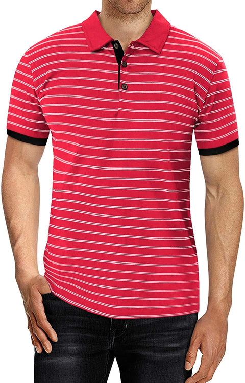 Polo Shirt Short/Long Sleeve Casual Slim-fit Cotton Shirts