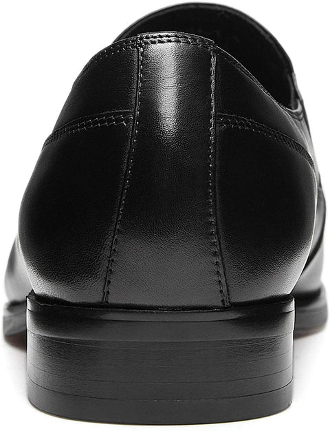 GIFENNSE Men's Dress Shoes Slip-on Loafers Leather Formal Shoes for Men