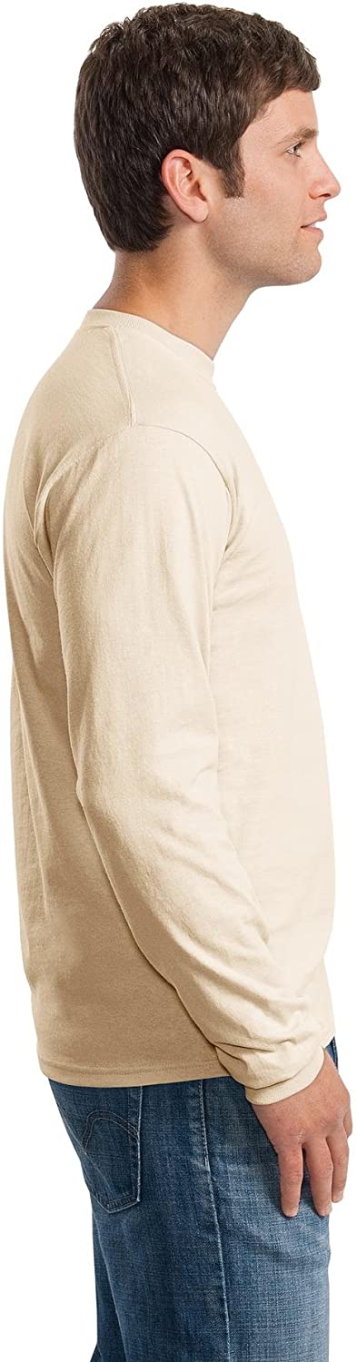 Gildan Men's Ultra Long Sleeve Rib-Knit Cuffs T-Shirt