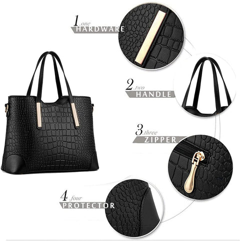 YNIQUE Satchel Purses and Handbags for Women Shoulder Tote Bags