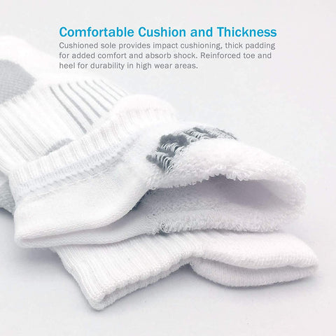 Women's Performance Athletic Ankle Running Socks (6 Pairs)