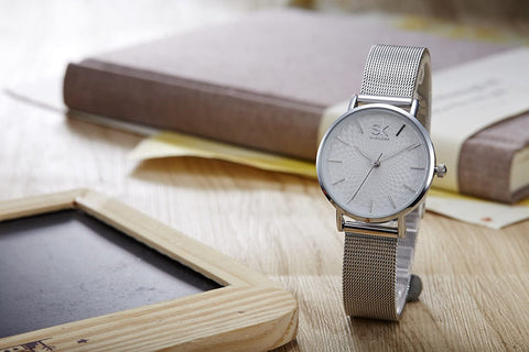 Simplicity Stylish Mesh Band Women Watch