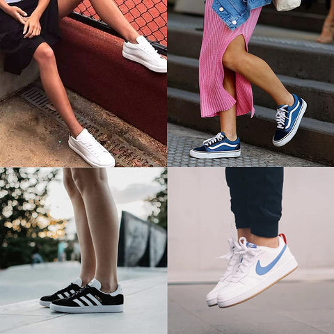 Women's No Show Socks 6-9 Pairs Low Cut Ankle for Slip On Sneakers Liner Loafer Boat