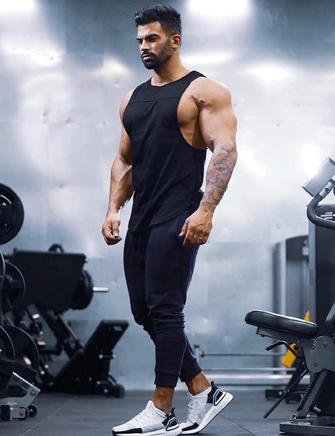 Men's Athletic Workout Pants Fitness Tapered Joggers Track Sweatpants
