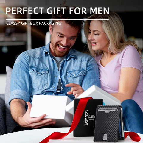 Zitahli Slim RFID Blocking Wallet for Men