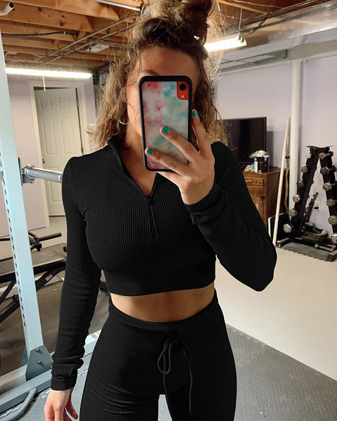 2 Pieces Yoga Workout  Sets for Women