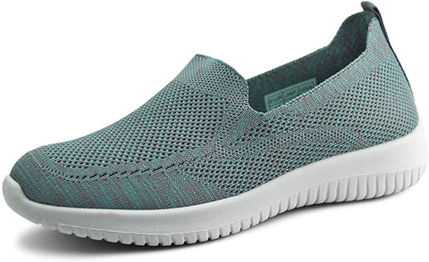 Women Slip On Knit Loafers Comfortable Casual Walking Shoes
