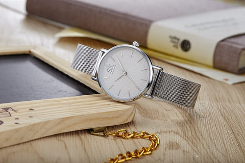 Simplicity Stylish Mesh Band Women Watch