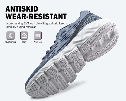 Women Breathable Knit Running Sneakers Casual Tennis Shoes Lightweight Sport Shoes