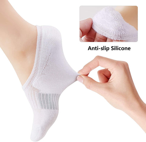 Gonii Womens No Show Socks Athletic Ankle Socks Cushioned Running Low Cut 5-8 Pairs