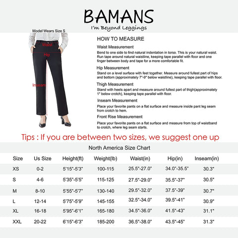 Womens Dress Pants Straight Leg Stretch Work Pants Casual Yoga Pants with Zipper Pockets