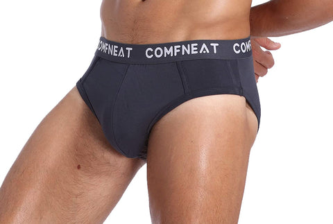 Men's 5-Pack Briefs Bamboo Rayon Stretchy Ultra Soft Comfy Underwear