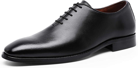 Classic Oxford Dress Shoes Mens Formal Business Lace-up Full Grain Leather Shoes for Men